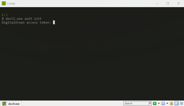 How to create DigitalOcean droplets using Doctl on Windows