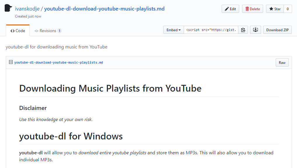 Easy way to download music playlists from YouTube